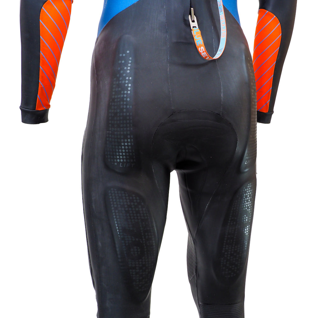 Tester Blueseventy Helix Fullsuit, wetsuit, black/blue/orange, men, 2023