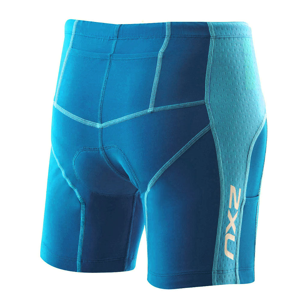 2XU Comp Tri Short + Pockets, women, light blue