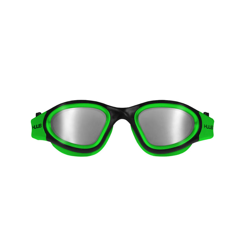 Huub Aphotic Green Polarized Mirror Tinted Lenses Swimming Goggles Green