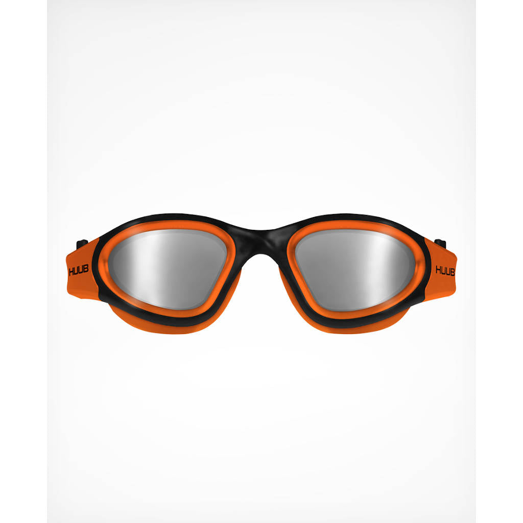 Huub Aphotic Orange Polarized Mirror Tinted Lenses Swimming Goggles Orange