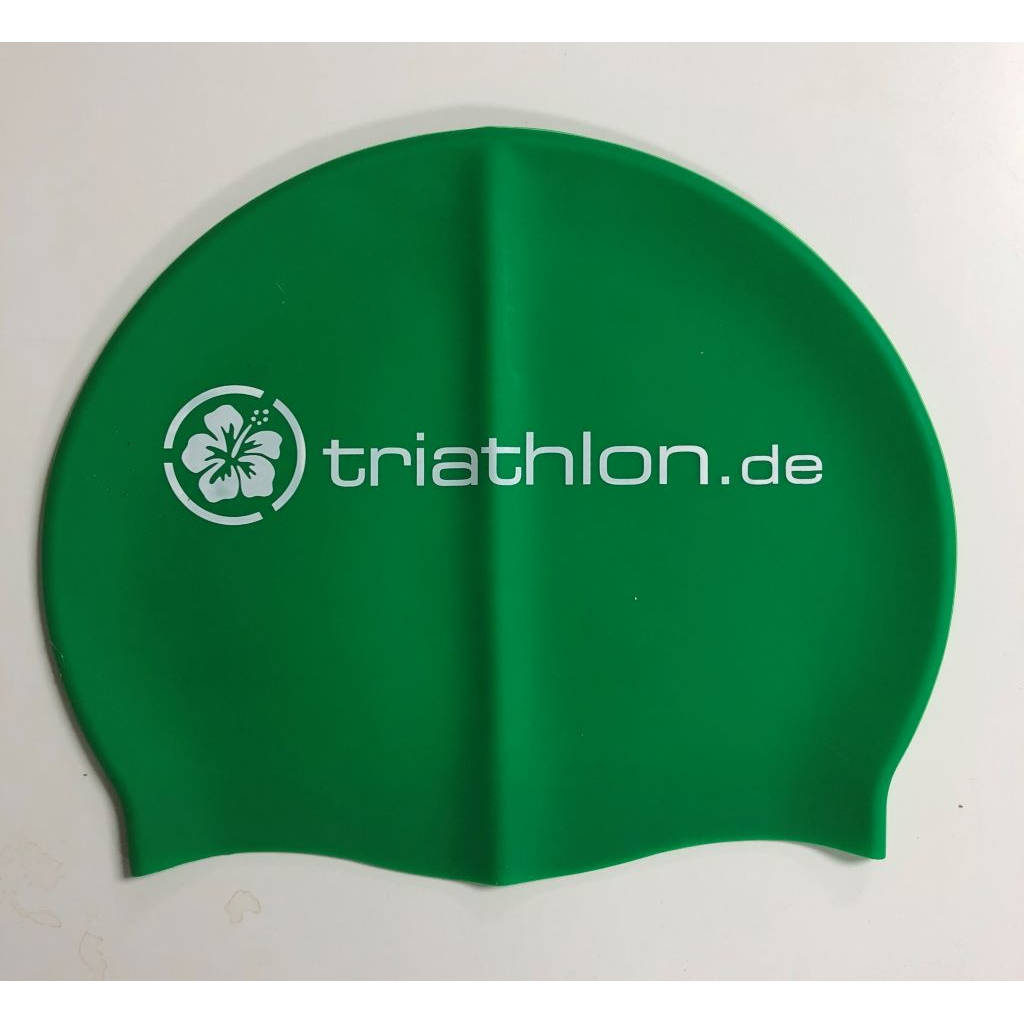 triathlon.de Silicon Cap, bathing cap, green