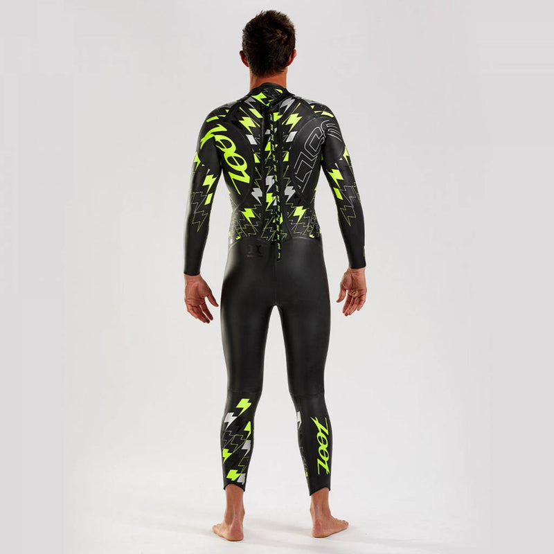 Tester Zoot Bolt Wetsuit Black/Yellow/Silver Mens 2021
