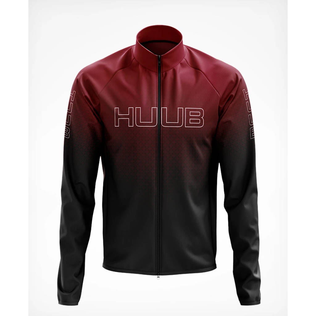 Huub Core 2 All Elements jacket, jersey, cycling jersey, men, black/red