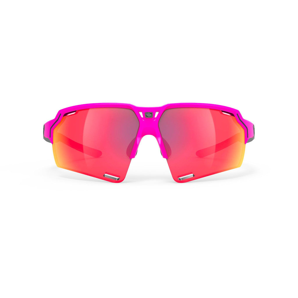 RUDY Project Deltabeat Pink Fluo/Black (Matte) - RP Optics Multilaser Red, bike glasses, sports glasses, pink/black