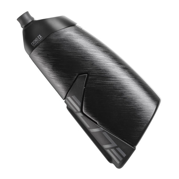 Elite Aero Bottle Kit Crono CX, Holder + Bottle, Black, 500 ml