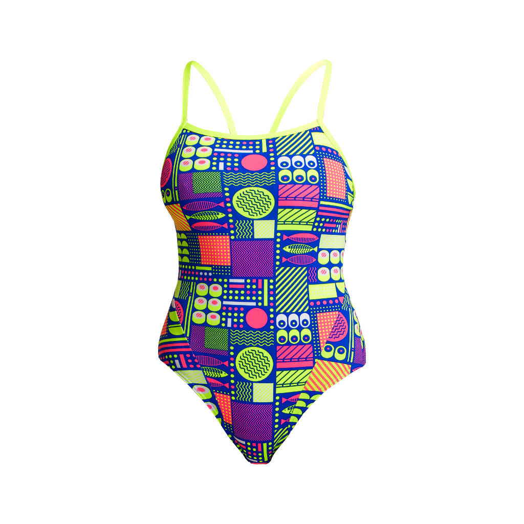 Way Funky Mother Funky Funkita Single Strap One Packed Lunch Swimsuit Women's