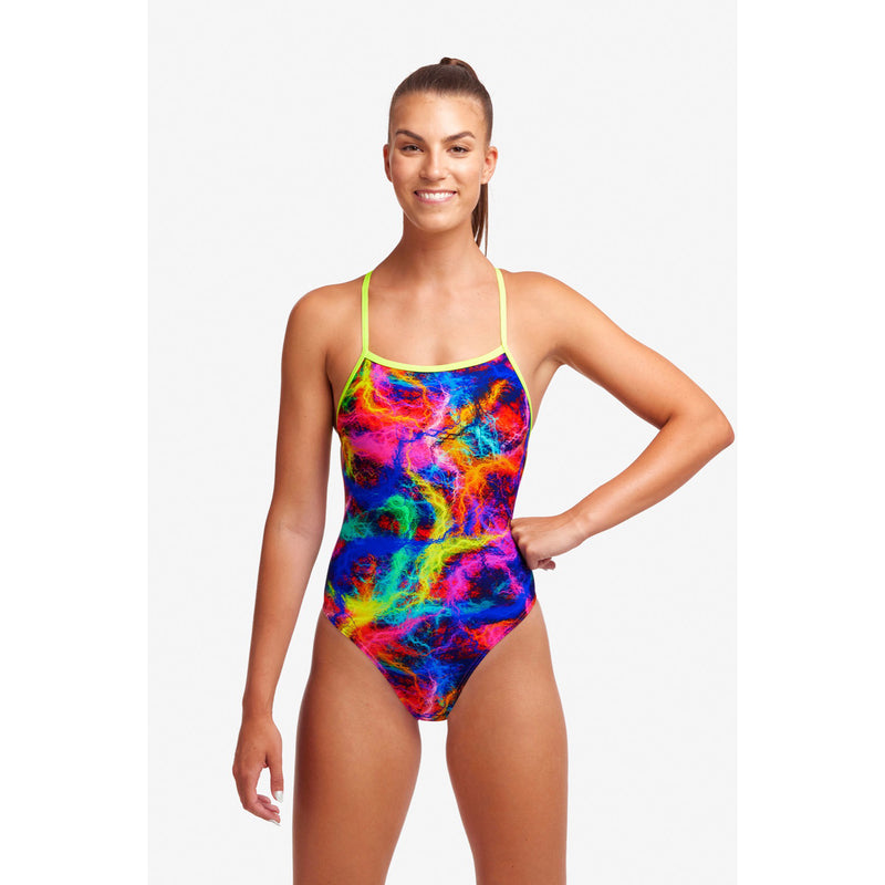 Way Funky, Mother Funky, Funkita Ladies Single Strapped In One Piece, Solar Flares, Badeanzug, Damen