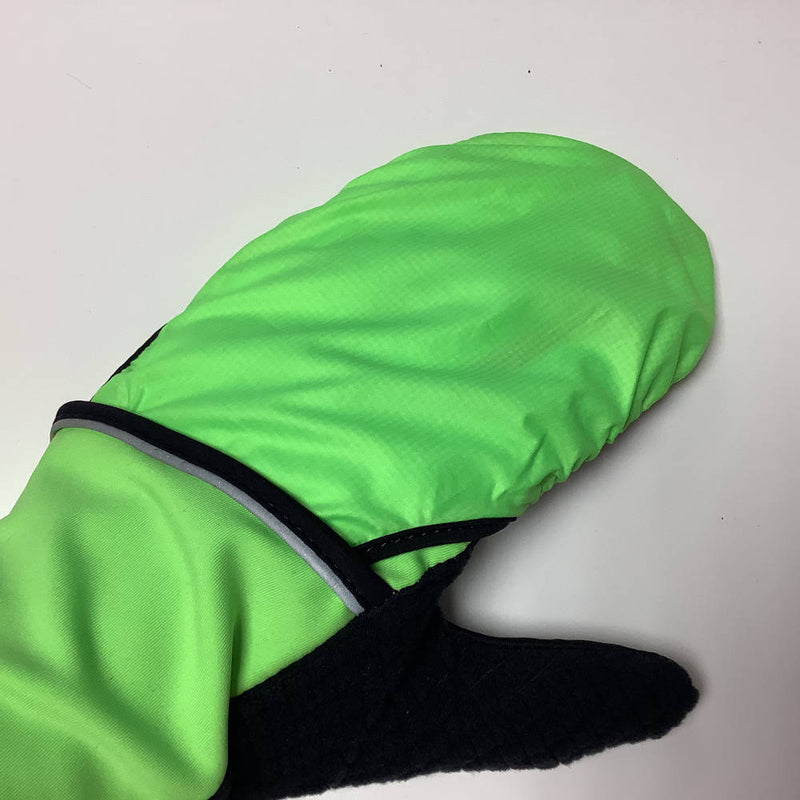 Saucony Fortify Vizi Convertible Gloves, Handschuhe, vizi slime, neon-gelbgrün