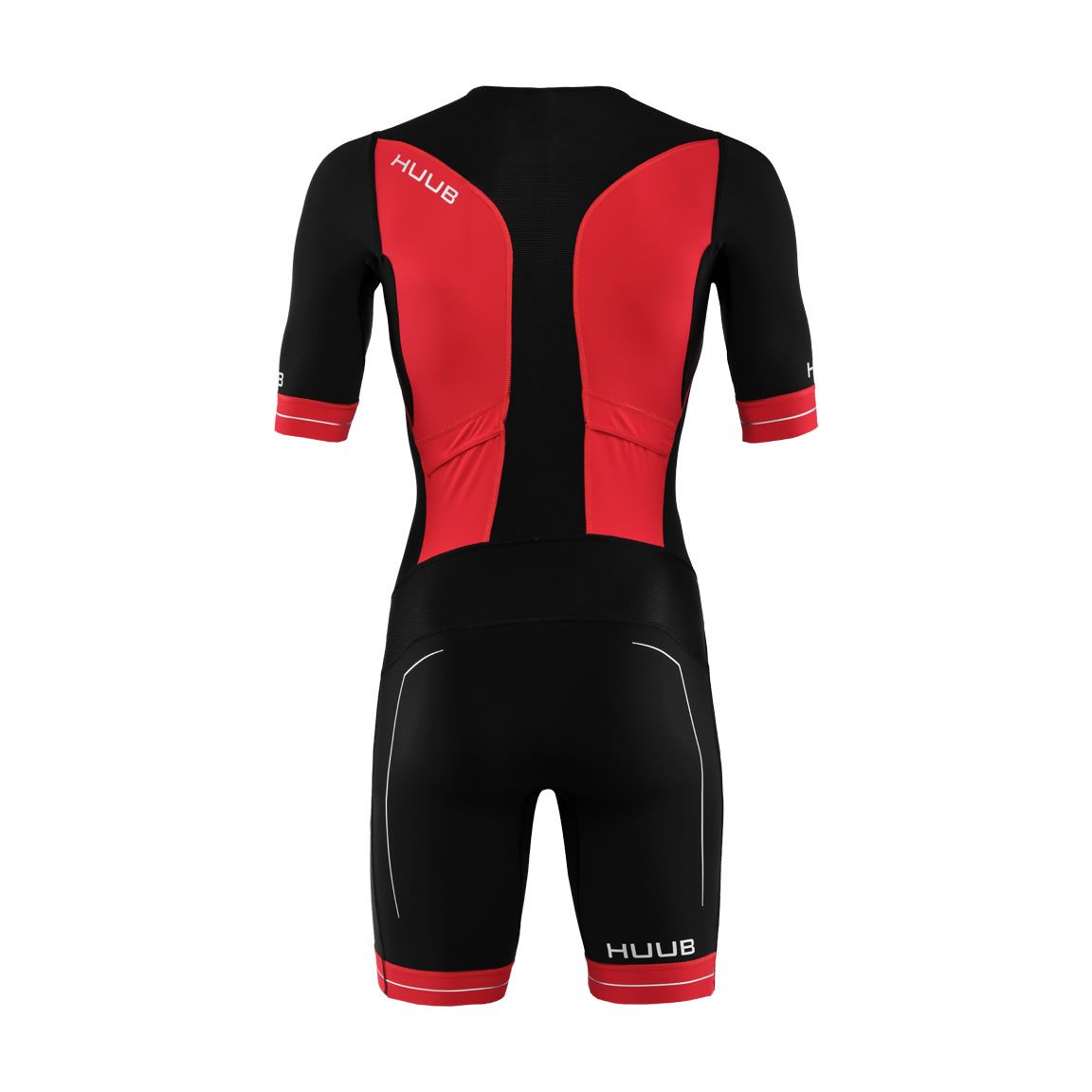 huub fahrradbekleidung Huub RaceLine Long Course TriSuit, Herren, schwarz/rot