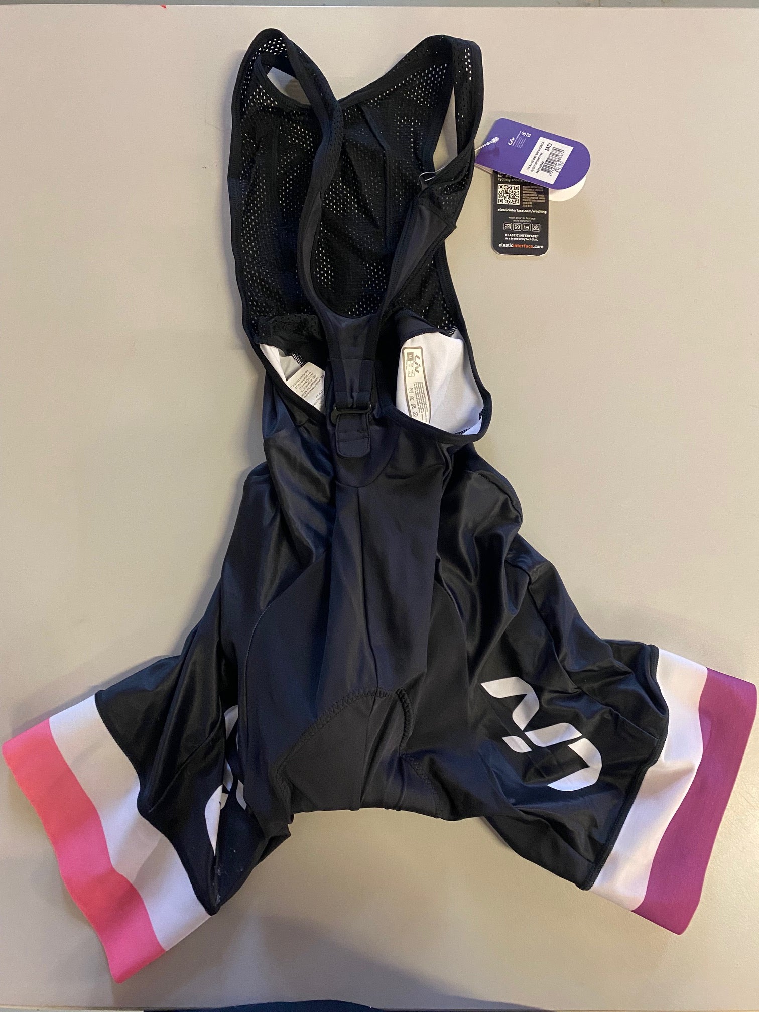 Liv Race Day Bib Shorts black/purple/hot pink size M
