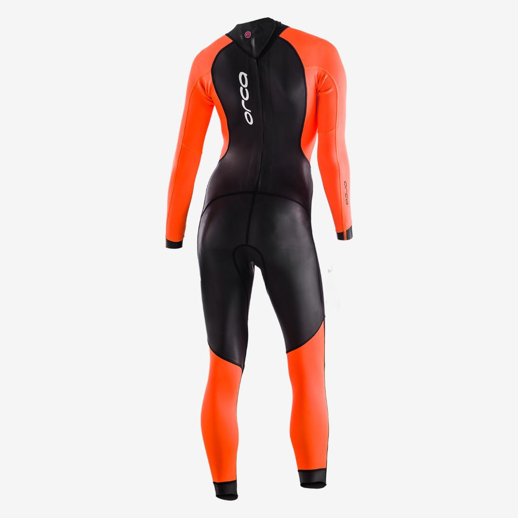 Orca Openwater Core HI-VIS, wetsuit, women, black/orange, 2023
