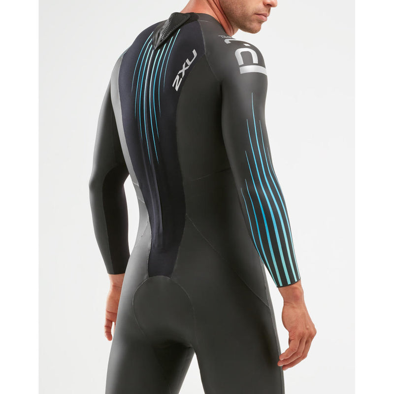 2XU P:1 Propel, wetsuit, black/blue ombre, black-blue, men, 2023