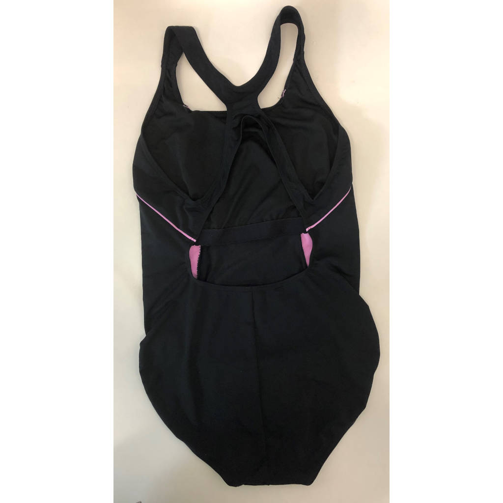 Maru Lantana Pacer Spritz Back, swimsuit, women, black/pastel pink 