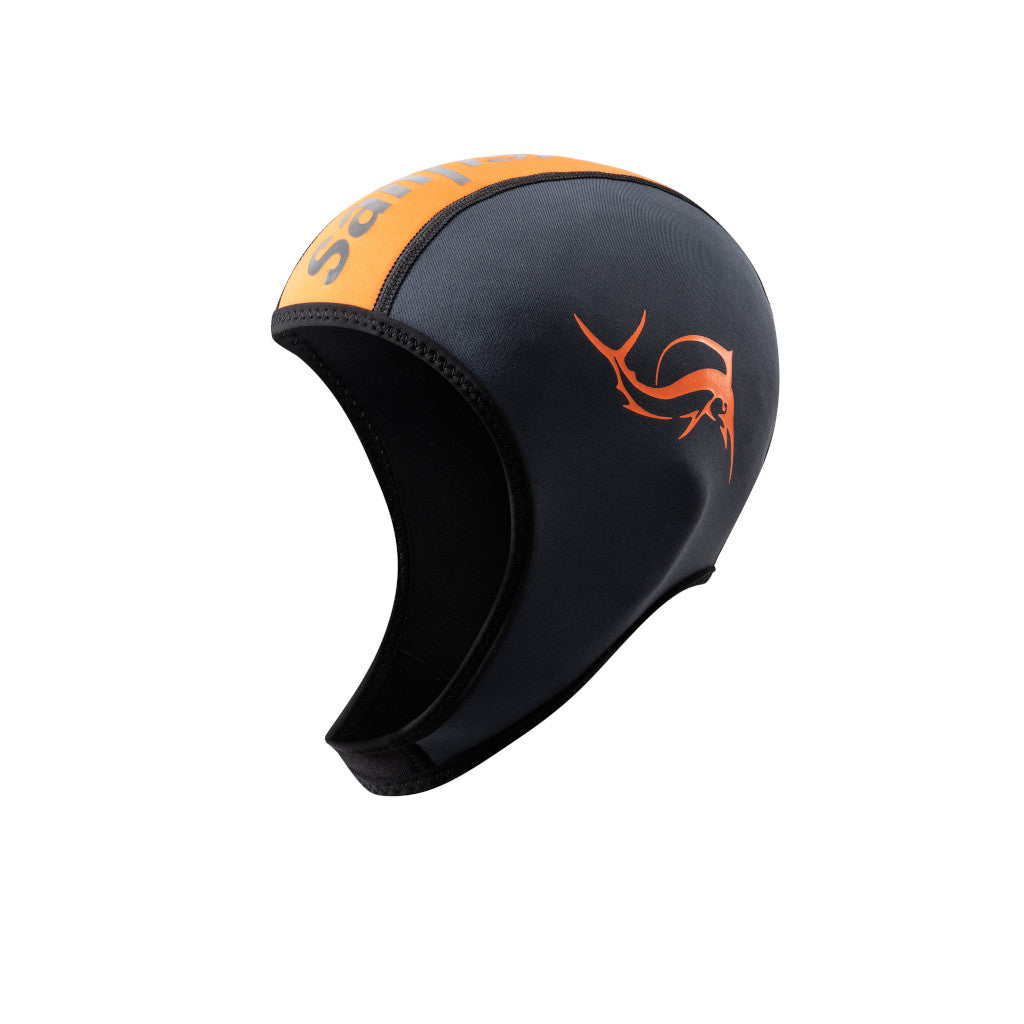 Sailfish Neoprene Cap adjustable, neoprene cap, orange/black