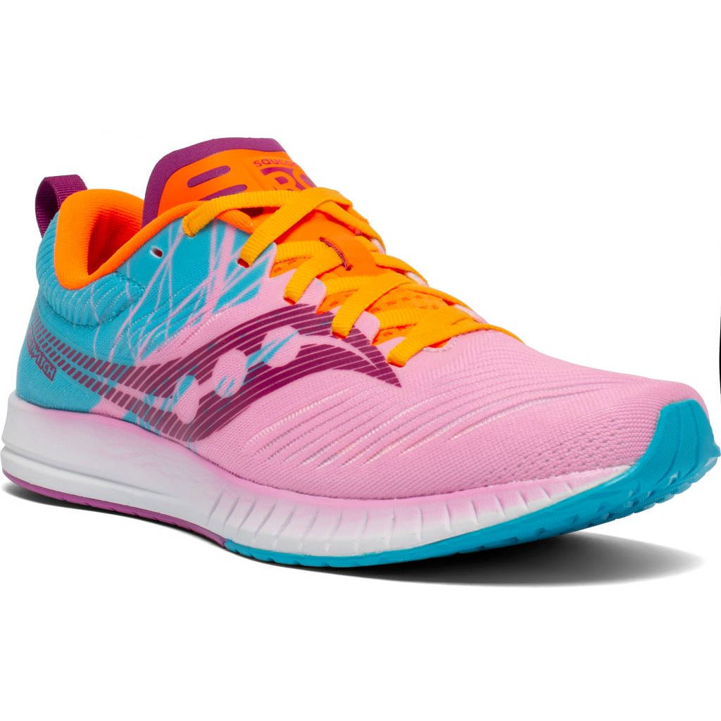 Saucony Fastwitch 9, ladies, future pink, pink/light blue