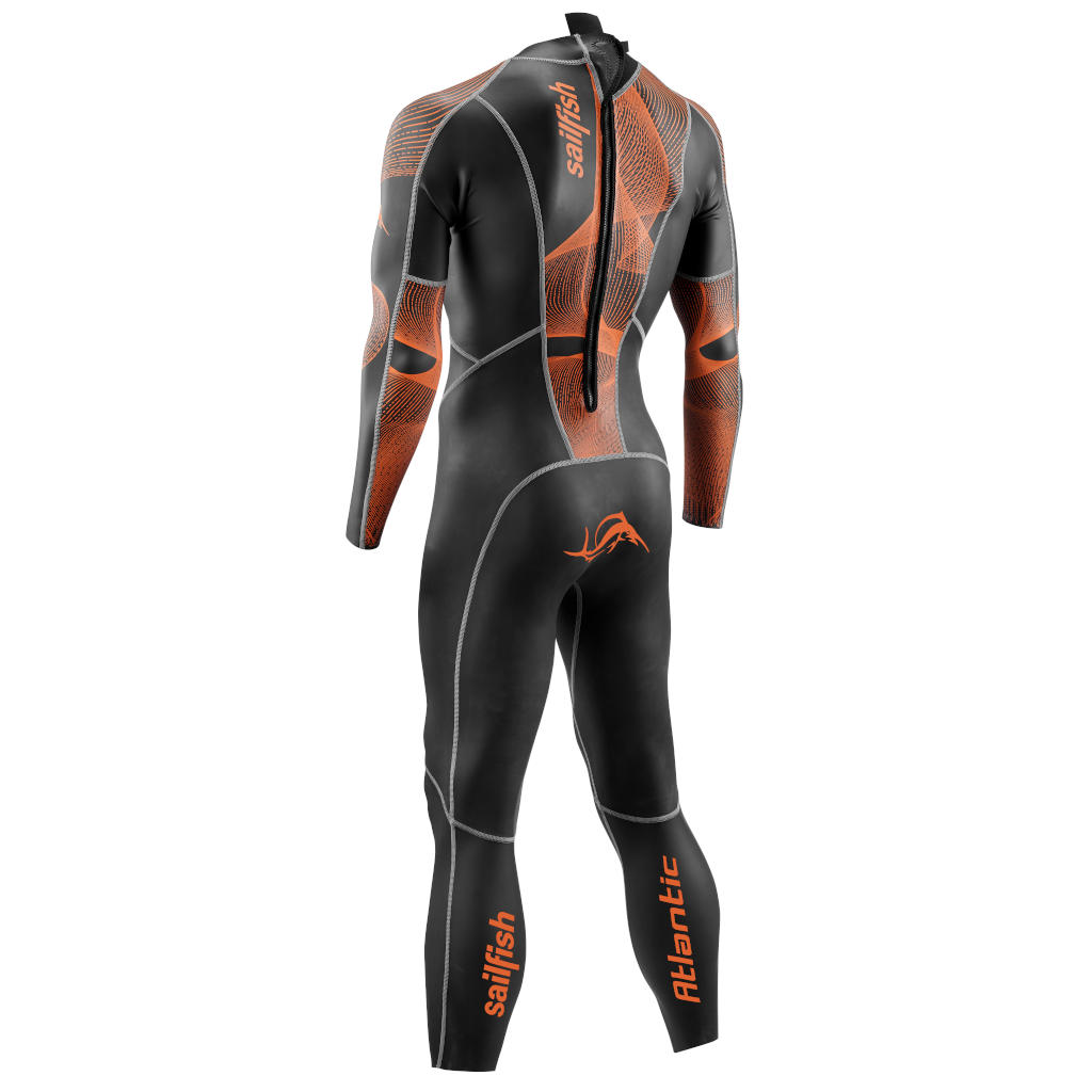 Sailfish Atlantic, wetsuit, women/men, black/orange, 2021