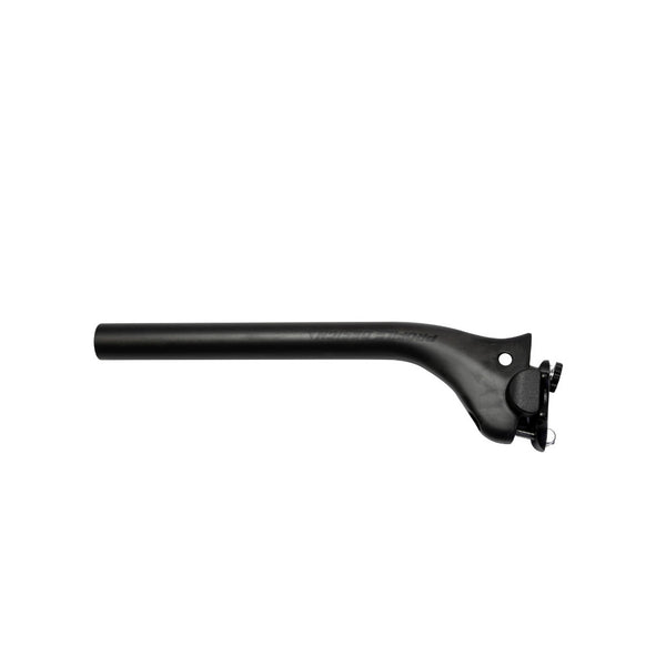 gekröpfte sattelstütze triathlon Profile Design Fast Forward Carbon 27,2mm with black logo, Sattelstütz