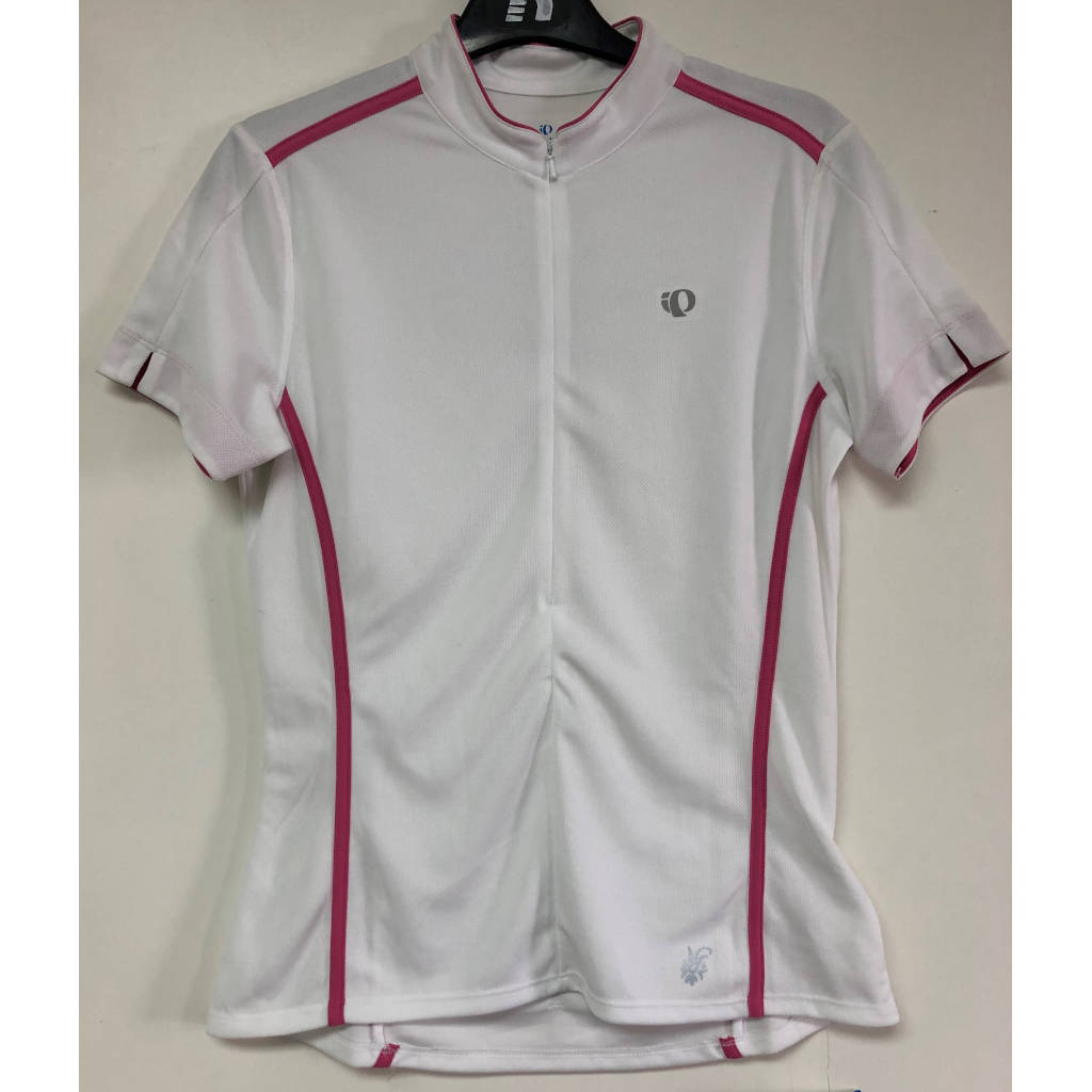 Pearl Izumi Select Jersey, cycling jersey, women, white/pink, size L