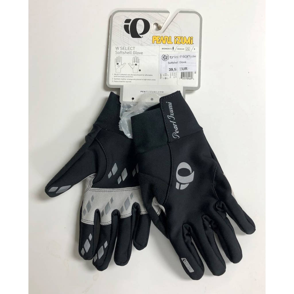 Pearl Izumi Select Softshell Glove, gloves, black, size M, women