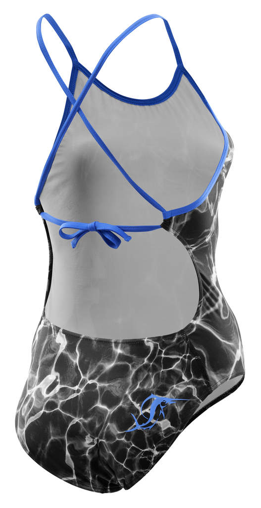 Sailfish Womens Durability Record black, Single X, swimsuit, blue