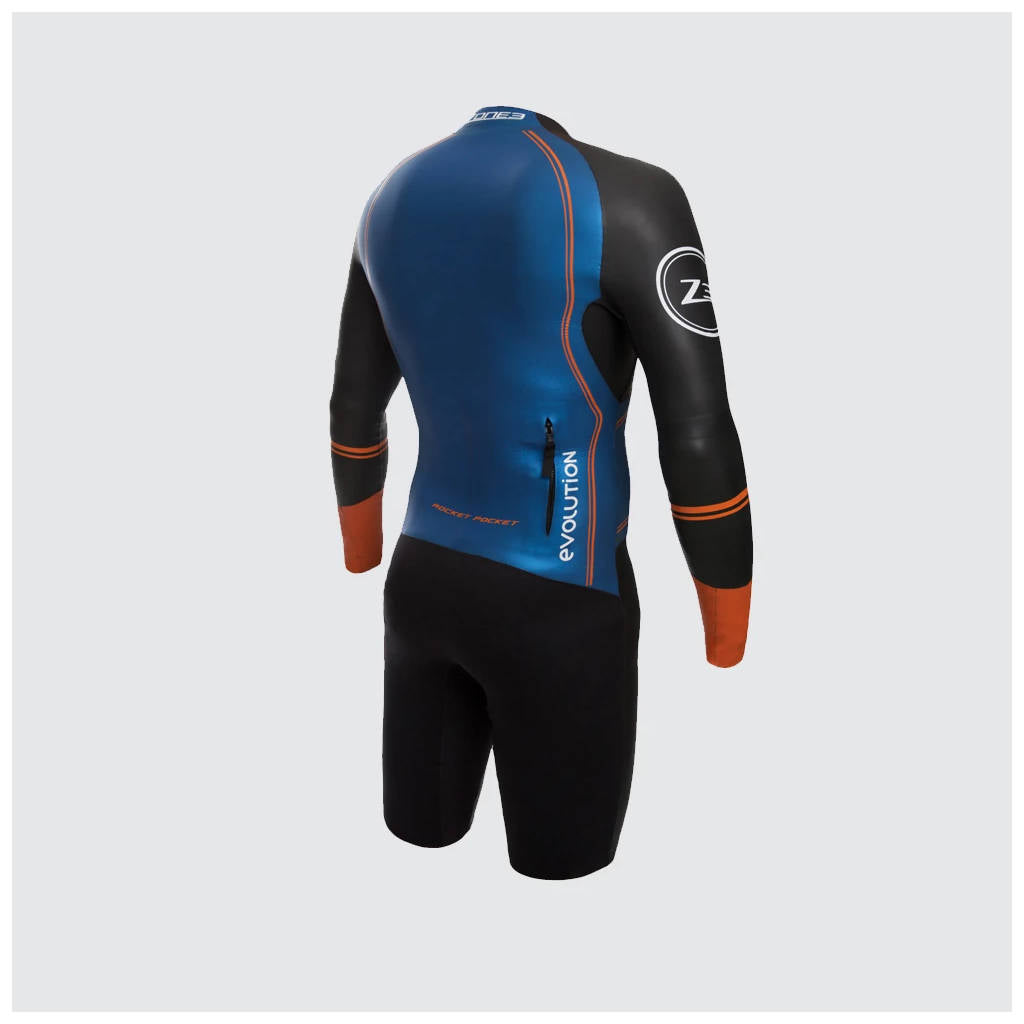 Tester Zone3 Men's Evolution Wetsuit, wetsuit, men, black/blue 
