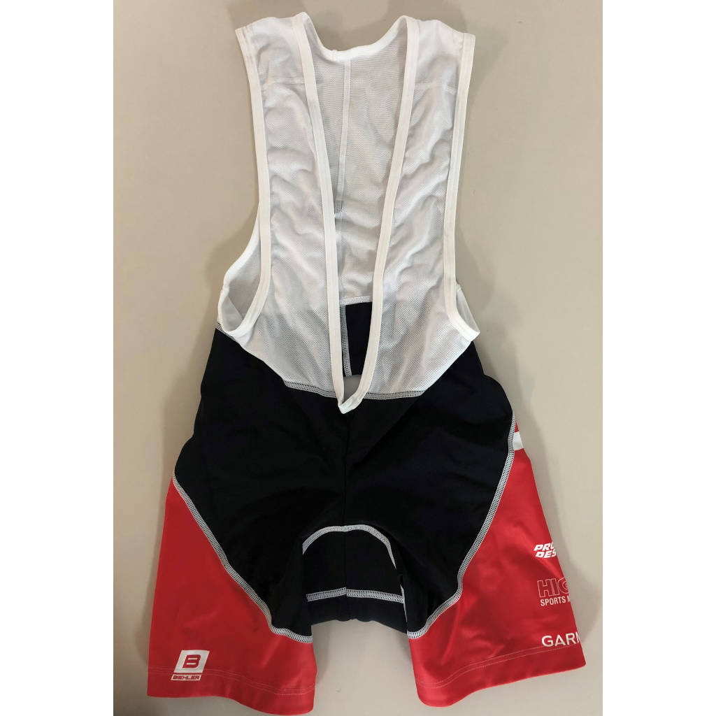 triathlon.de Basic Bib Short, cycling bib shorts, women, black/red/white