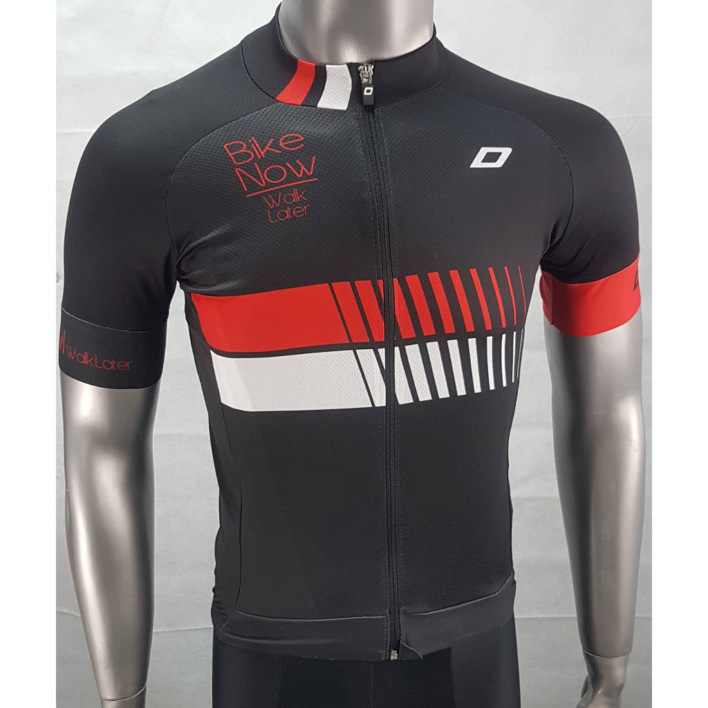 Doltcini Sportswear, Cycling Jersey Shortsleeves Elite, cycling jersey, men, black/white/red, size S