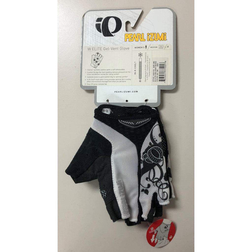 Pearl Izumi Gel-Vent Glove, gloves, black/white, size M, women 