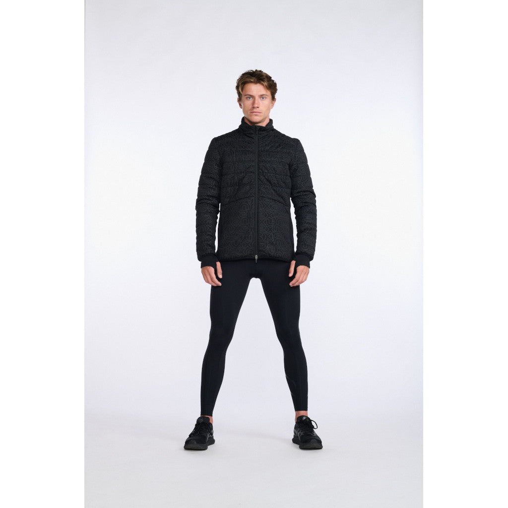 2XU Ignition Insulation Jacket, Men, black/abstract monogram, black