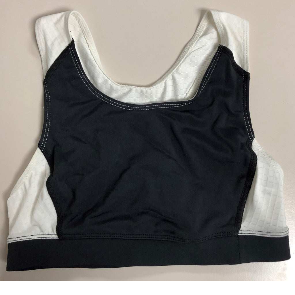 Pearl Izumi light bustier, singlet, black/white, with discolouration
