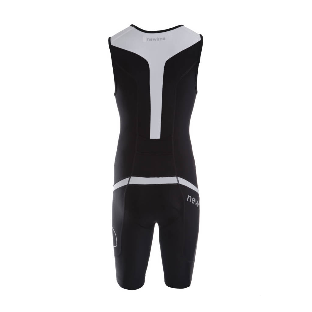 Newline Triathlon Suit, men, black/white, size S 