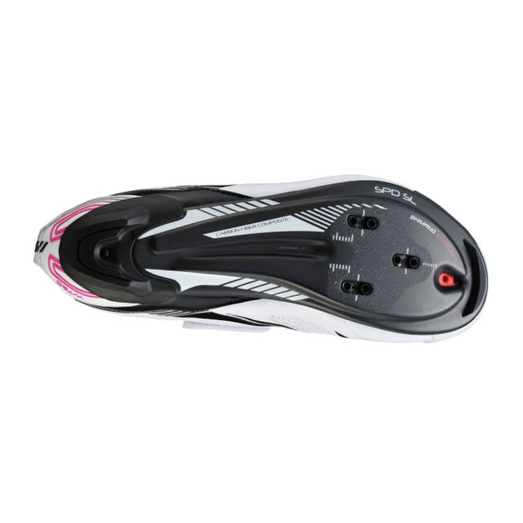 fahrradschuh shimano Shimano Fahrradschuh SH-WT60, Damen, weiß/schwarz/pink