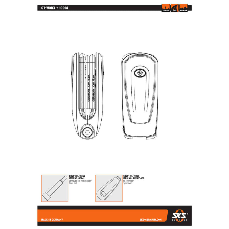 SKS CT Worx 20 functions