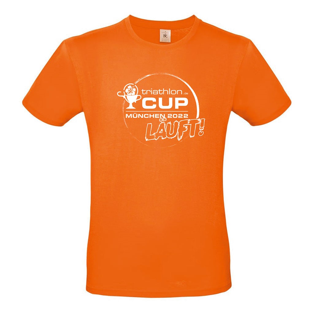 triathlon.de CUP 2022 T-shirt, men, orange