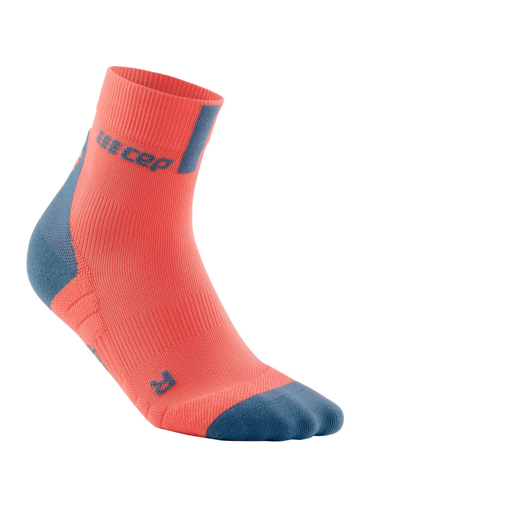CEP Short Socks 3.0, Herren, coral/grey, korall/grau