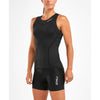 2XU Active Tri Singlet, Damen, schwarz